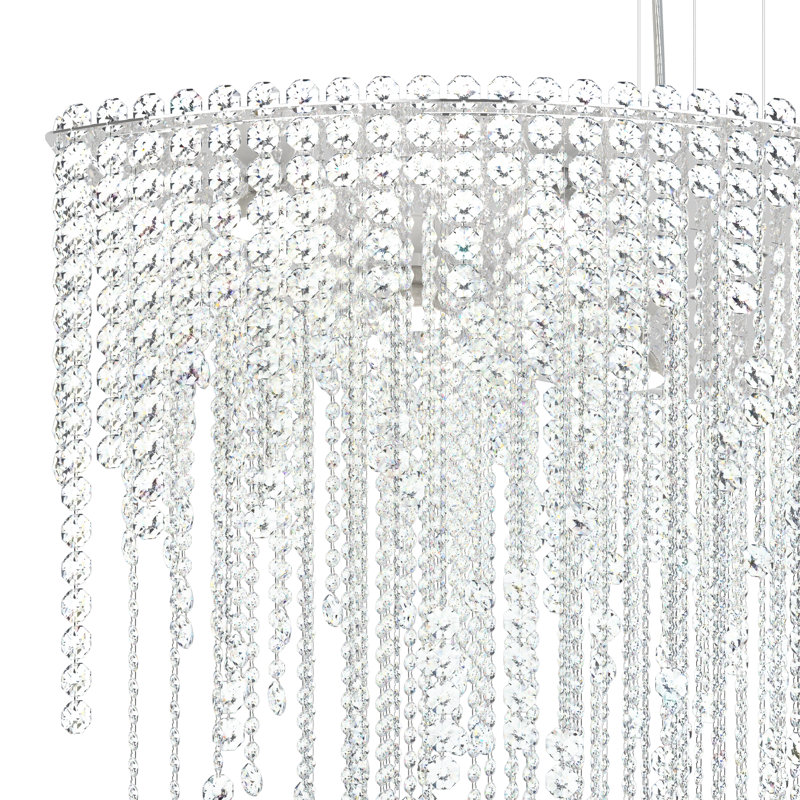 Chantant 8 - Light Chandelier, Heritage Handcut