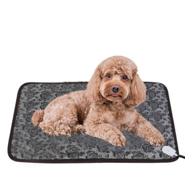 Waterproof Pet Electric Heating Pad Dog Cat Carpet with Chew Resistant Steel Cord Tucker Murphy Pet