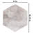 Americana Boston Hex 14" x 16" Porcelain Vintage Wall & Floor Tile