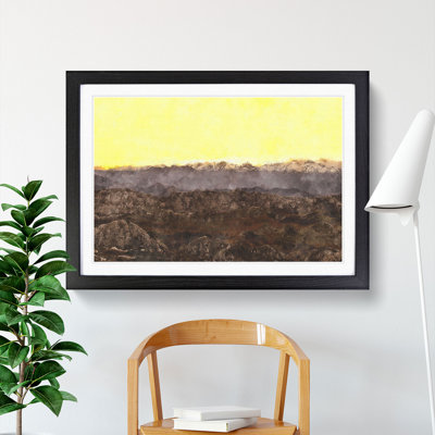 Mountains in Colunga Spain - Framed Print