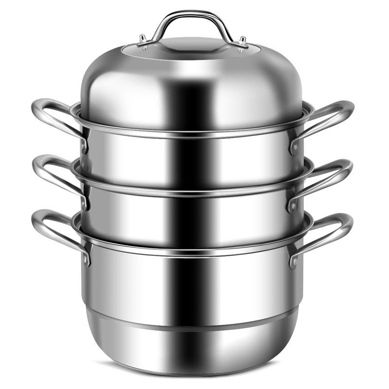6 - Piece Stainless Steel Cookware Set