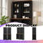 Élégante armoire autoportante deux pièces avec rangement ouvert et conception anti-basculement pour le salon-1629756221