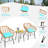 Brookley 2 - Person Wicker Patio Dining Set with Round Table , Cushions Included-984138283-1013349387