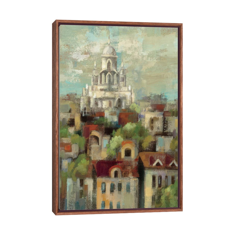 «Spring in Paris I» par Silvia Vassileva - reproduction d'art, H 60 po x l 40po x P 1,5 po, Aucun mat