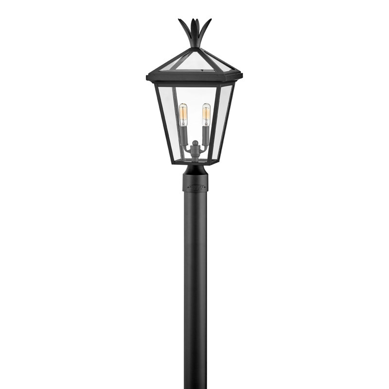 Palma 21.5" Two-Light Aluminum Post Top/Pier Mount Outdoor Lantern
