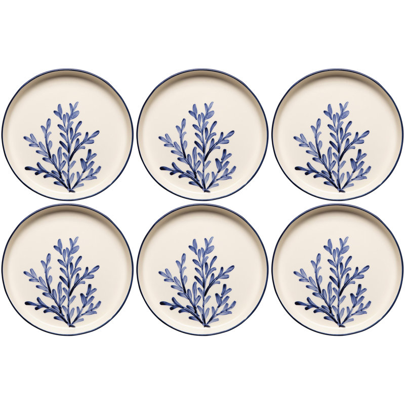 Ensemble de 6 assiettes à dîner turques 10,5 pouces peintes à la main Floren