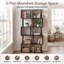 147cm H x 38cm W Metal Bookcase-358393159