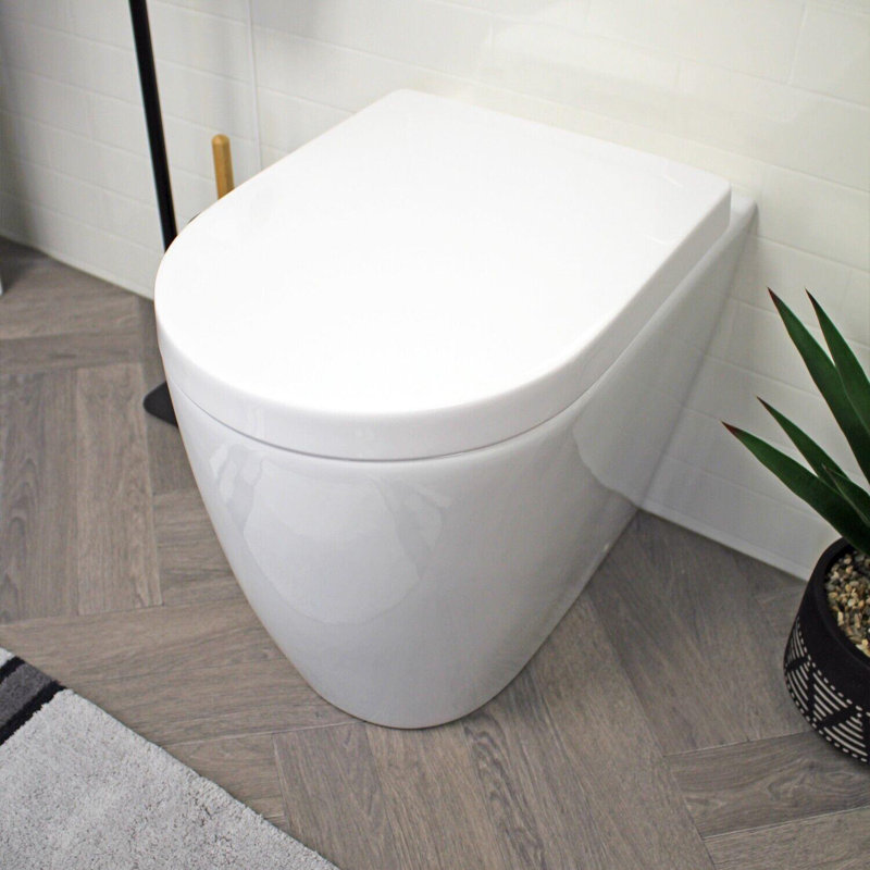 Hilldale D Shaped Toilet Seat White