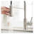 Brushed Nickel Kitchen Faucet with Pull-Down Sprayer, Stainless Steel Single Handle