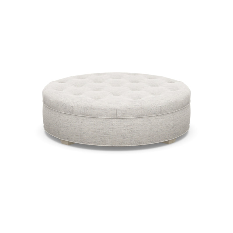 Round Ottoman, 5246-70, Sandstone