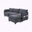 Canapé modulaire surdimensionné avec repose-pieds mobile-1794929998