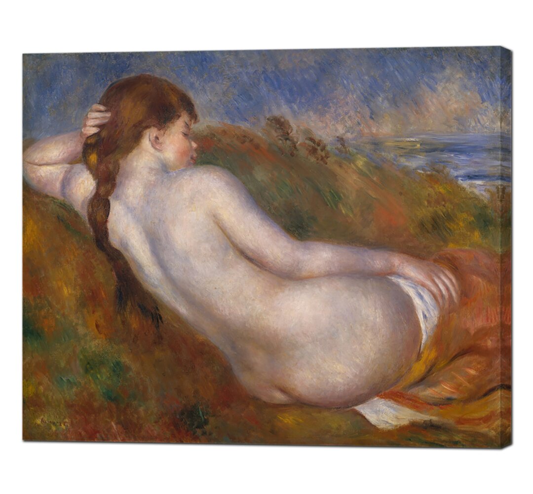 Liegender Akt von Auguste Renoir - Gemälde auf Leinwand