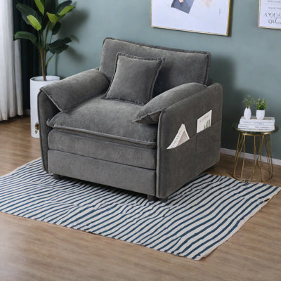 Canapés modulaires confortables, revêtement en chenille, style moderne pour un usage domestique