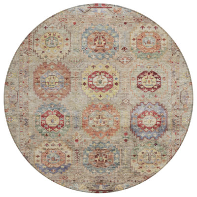 Machine Washable Indoor/Outdoor Kadyn ACN2227 Panel Rug