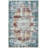 GLN Rugs Vintage Collection - Machine Washable Area Rug, Vintage Washable Rug, Non Slip Area Rug, Low Pile Living Room Rug, Bedroom Rug, Bathroom Rug - Easy Clean (Blue and Tan Rug)-1239938074