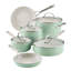 KitchenAid Hard Anodized 10pc Set-pistachio-486162748