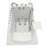 Ella Petite 28"x52" Acrylic Hydro Massage w/ Independent Foot Massage Walk-In Bathtub, 5 Piece Fast Fill Faucet, 2" Dual Drain-121283084