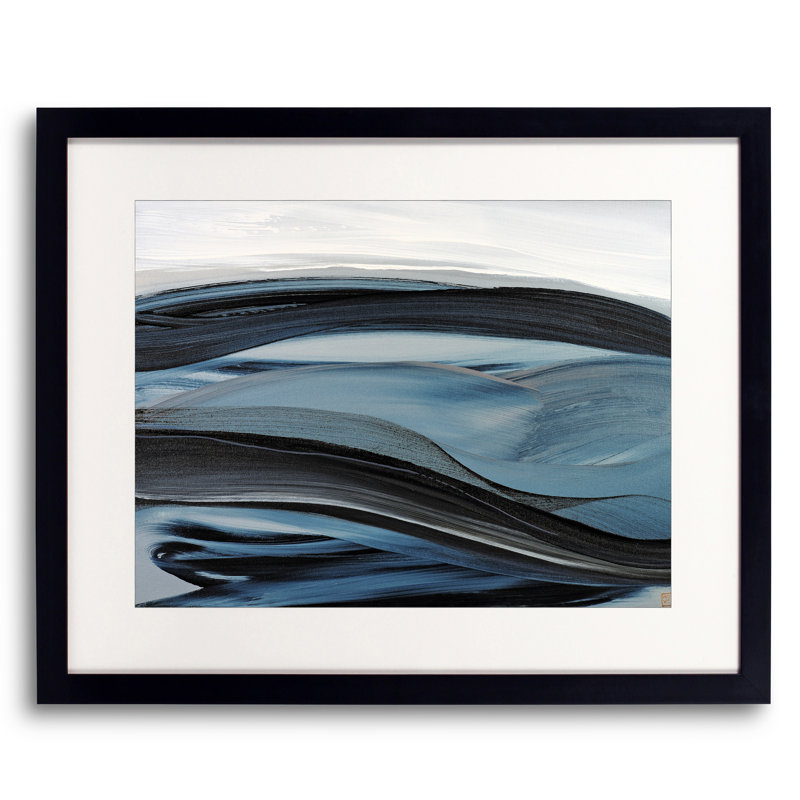 Halcyon Print by Novi Lim, Black Framed Paper, 16" H x 20" W