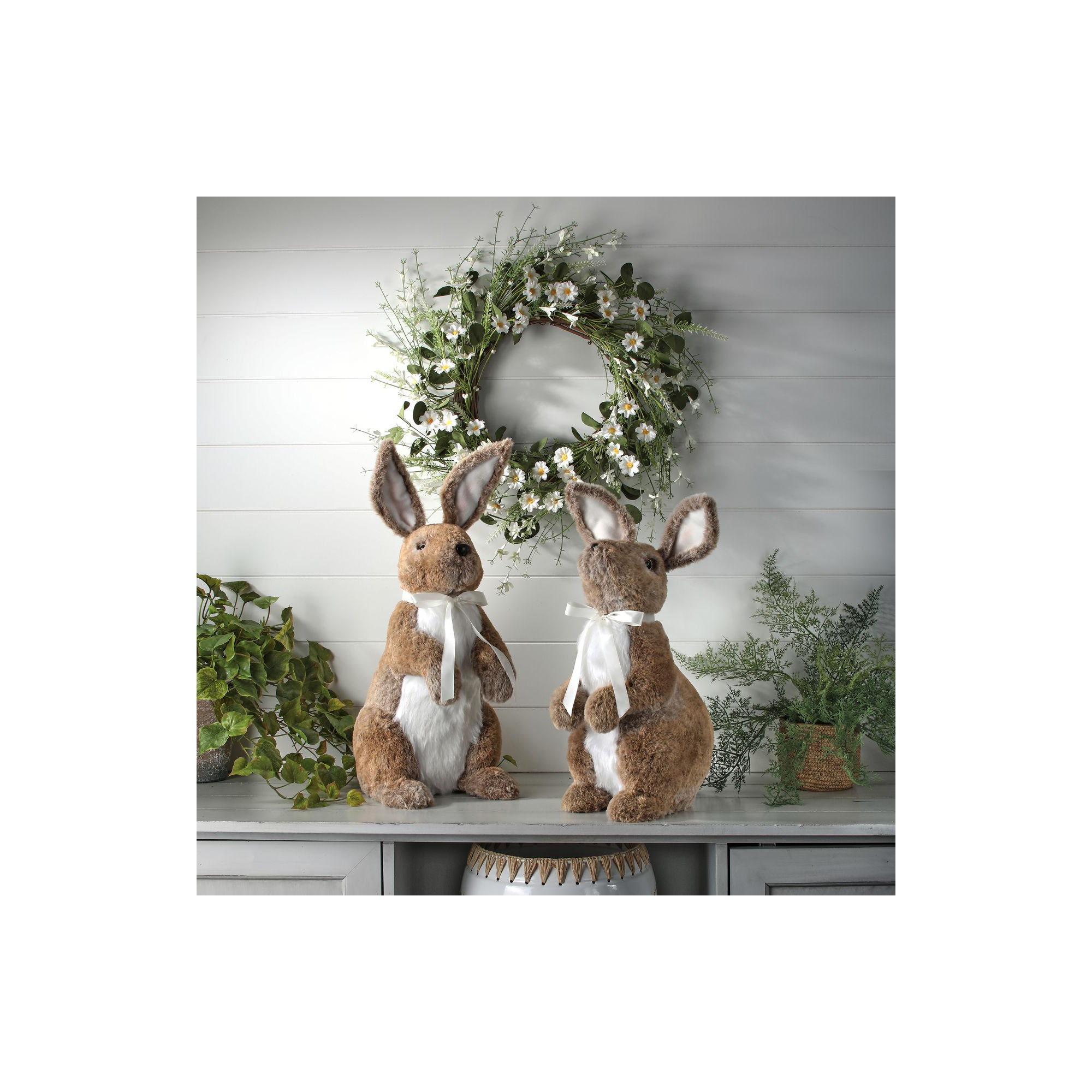 22" Faux Fur Standing Bunny