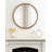 Wooden Round Beaded Mirror-866331322