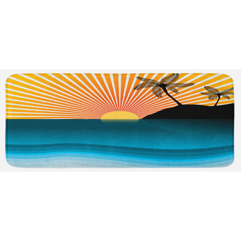 Tapis de cuisine tropical
