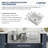 Fireclay 27" x 19" x 10" Undermount Single Bowl Kitchen Sink with Accessories