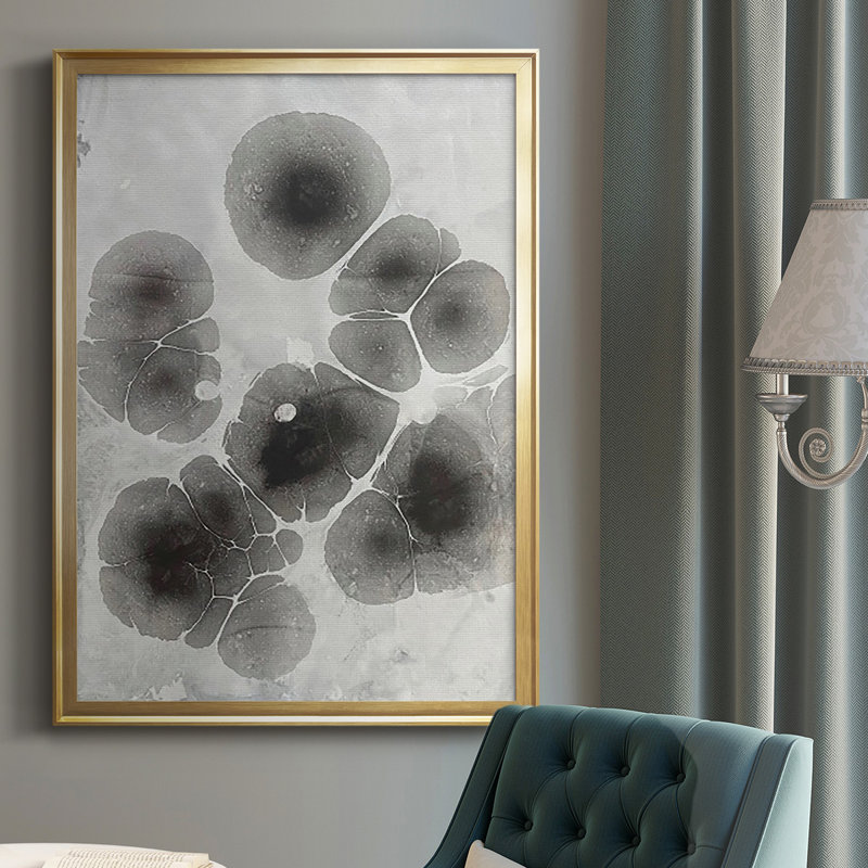 Cumberland Marble V, reproduction d'art sur toile, H 30,5 po x l 22,5 po, Toile encadrée noire, Pas de tapis