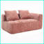 Canapé-lit en chenille anti-froissement Minimalist-1939593117
