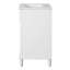 Meuble-lavabo compact 24 po - lavabo intégré en céramique, 2 portes, lavabo simple pour petites et moyennes toilettes-164861127