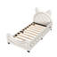 Lit plateforme simple touffeté Kallel-1940744161