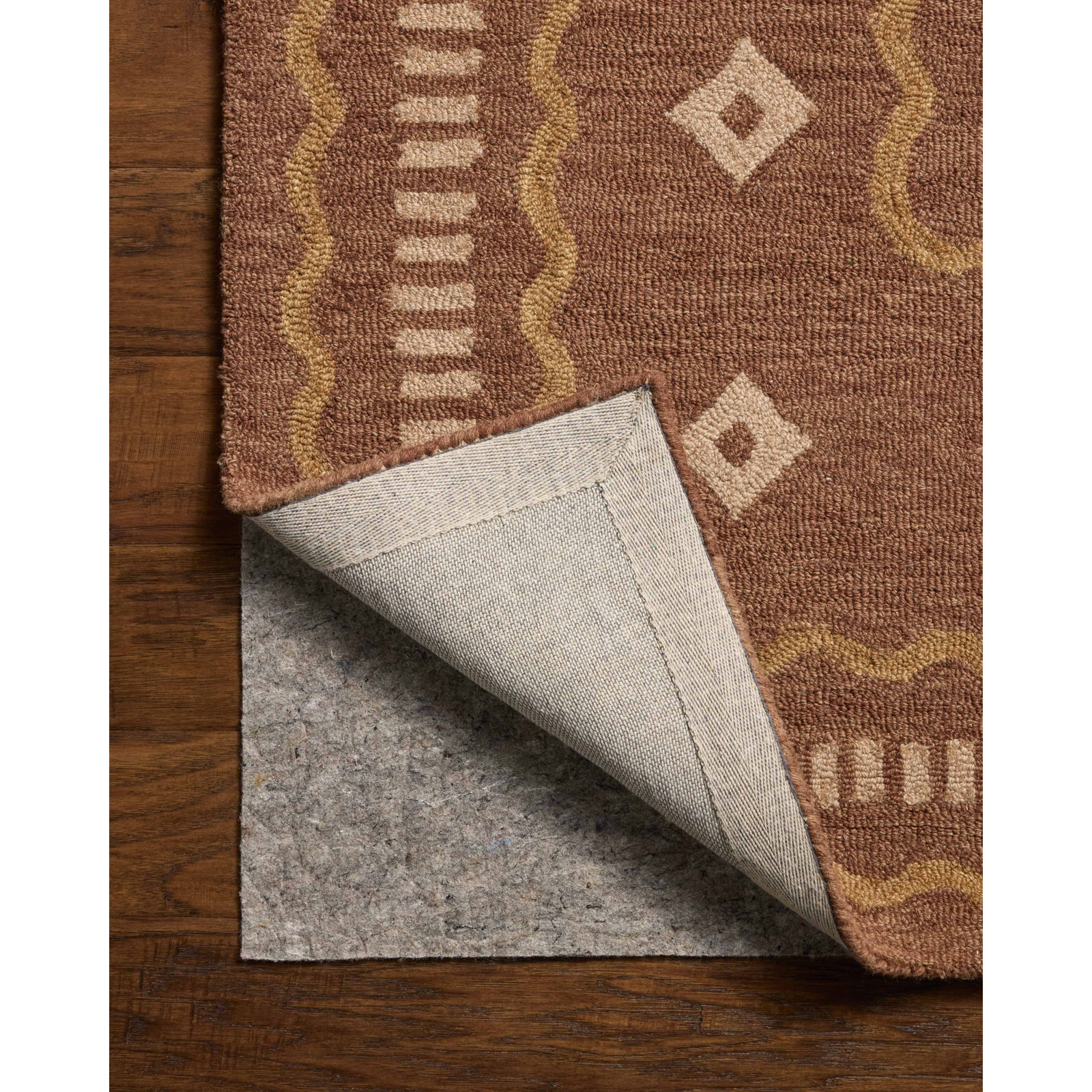 Alfie Clay / Spice Area Rug, Rectangle 5' x 7'6"