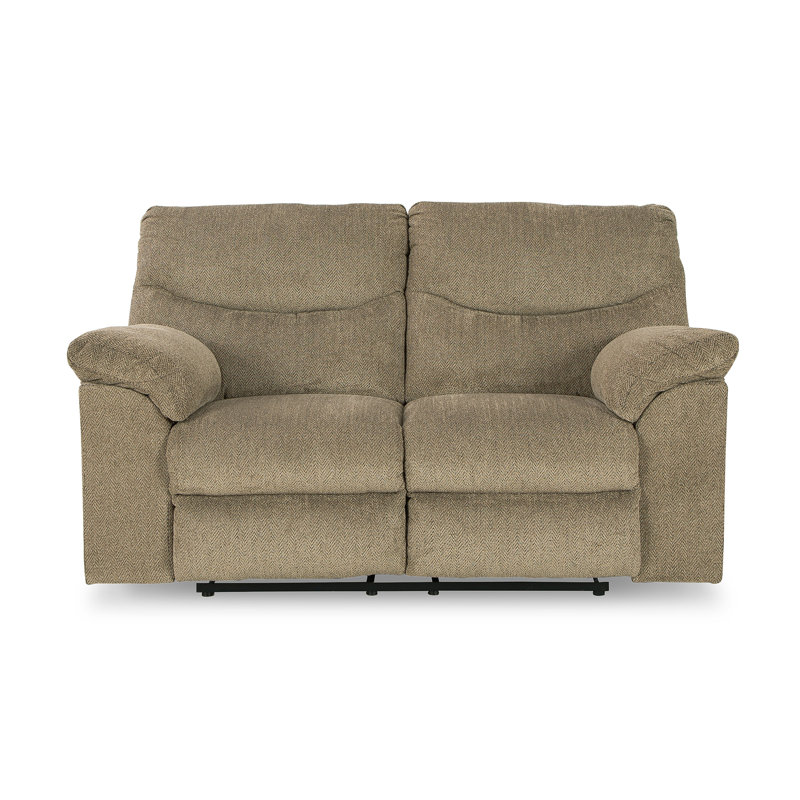 Alphons 70'' Upholstered Reclining Loveseat, Briar Polyester