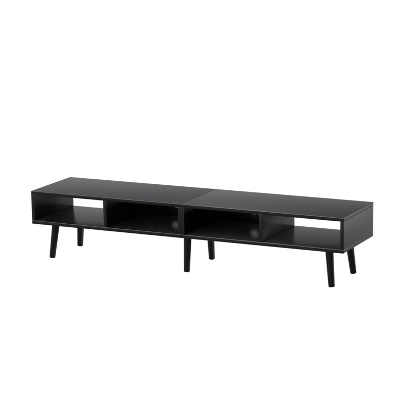 Janci TV Stand for TVs up to 65", Black