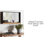 Ronnie Metal Mirror with Shelves-1909657545