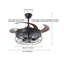 Ventilateur de plafond de 42 pouces avec télécommande