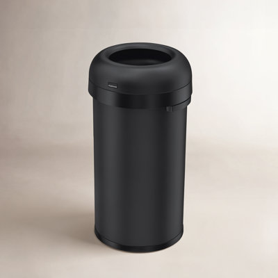 simplehuman 16gal Bullet Open Trash Can