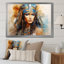 Or et bleu, égyptienne, pharaons, femme I - Égypte, art mural