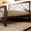 Lit plateforme en métal avec tête de lit et pied de lit Avren Vintage-1063910078-1063910076
