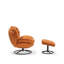 Azura Swivel Accent Chair with Footstool-1895488097