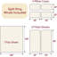 Ensemble de draps 6 pièces Mellanni 1800-117192354-117192369