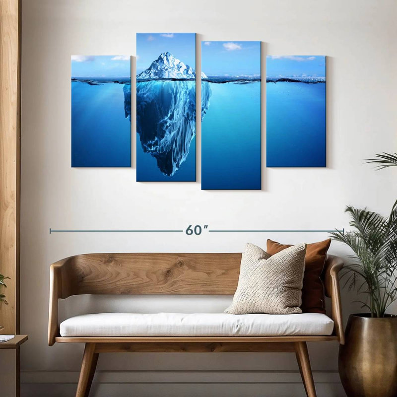 Alvord Submerged Iceberg, 32" H x 52" W