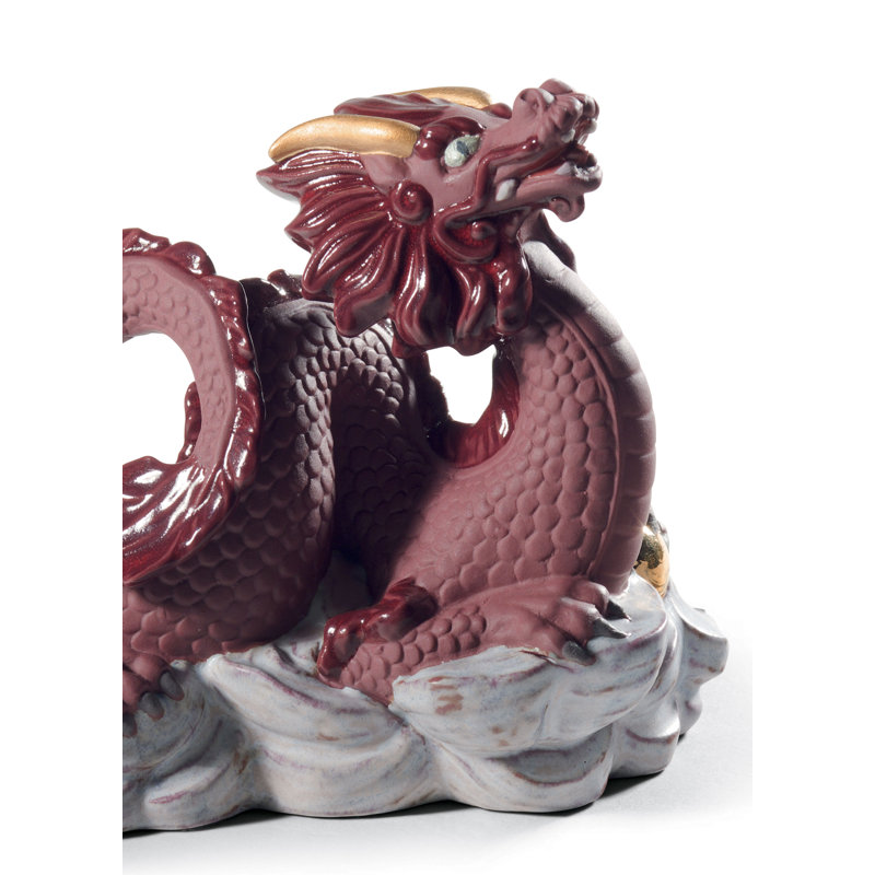 Chinese Zodiac the Dragon Figurine, Red