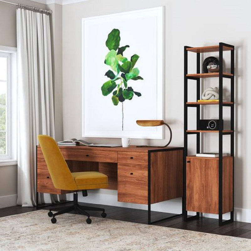 3 Piece Writing Desk Office Set
