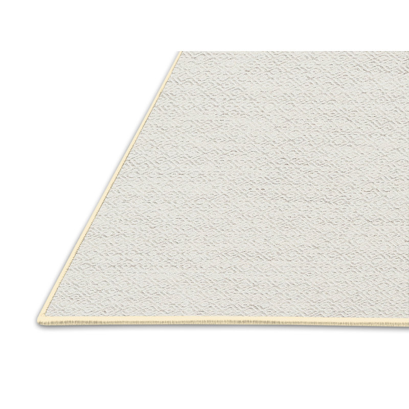 Tapis contemporain beige clair, Rectangle 2 pi x 4 pi