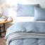 Duvet Cover Set Microfiber No Pattern Duvet Cover Set with Pillow Shams-114209702-114763480