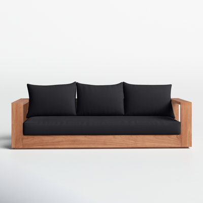 Tulum 87" Teak Patio Sofa