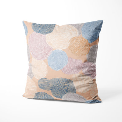 Abstract Cushion - Beach Coastal Form Seashell Printed Throw Pillow