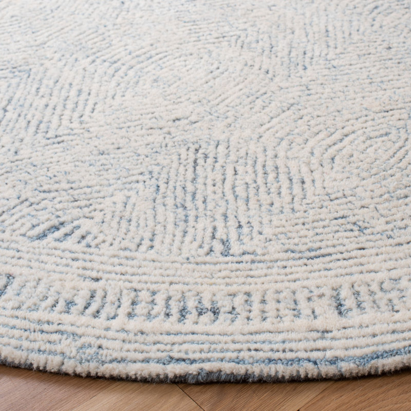 Colbert Hand Tufted Wool Rug, Round 6'