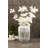 Elegant Chrome Glass Vase, 3.9 x 7.9 x 3.9 inches | 100% Glass, Shadow Coated Finish | Perfect for Home Decor, Modern Interiors, and Floral Arrangements | Stylish Centerpiece for Living Room & Dining Room-763933824