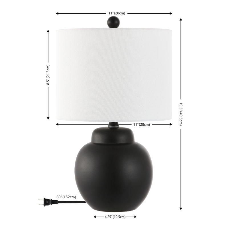 Lampe de table en céramique Canei